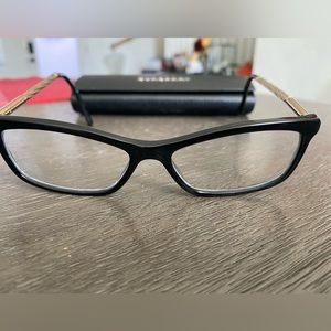 Burberry glasses. Currently have prescription lenses in there